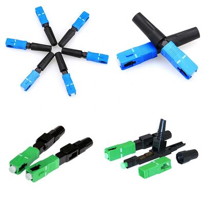 Quality 3m SC APC  Fiber Optic Fast Connector FTTH Fiber Optic SC UPC Fiber Optic Equipment factory
