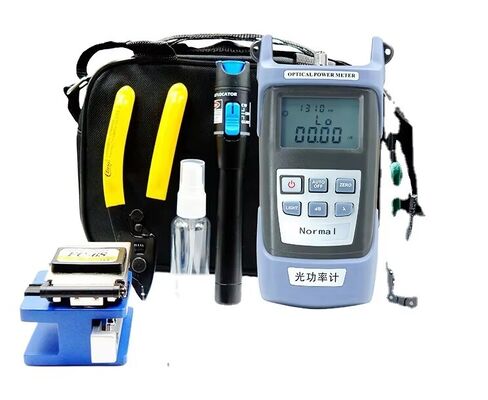 Quality 12pcs Ftth Fiber Optic Tool Kit Fibra Optica Power Meter Visual Fault Locator Kit factory